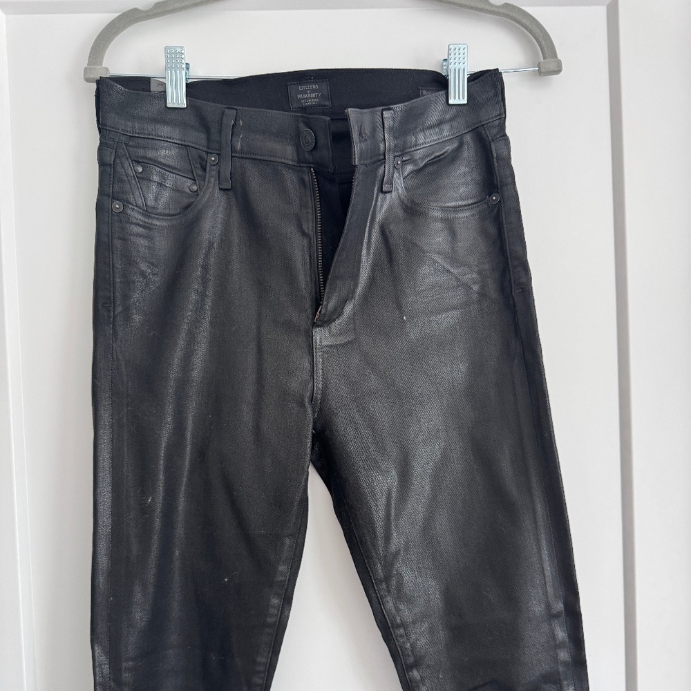 Citizens of Humanity Leather Coated Jeans